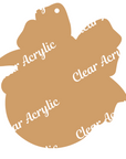 Jingle Bell Acrylic Blanks for Ornament Crafts