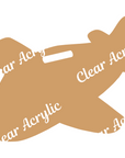 Airplane Luggage Tag Acrylic Blanks