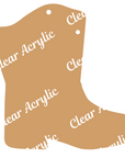 Drill Team Boot Acrylic Blank
