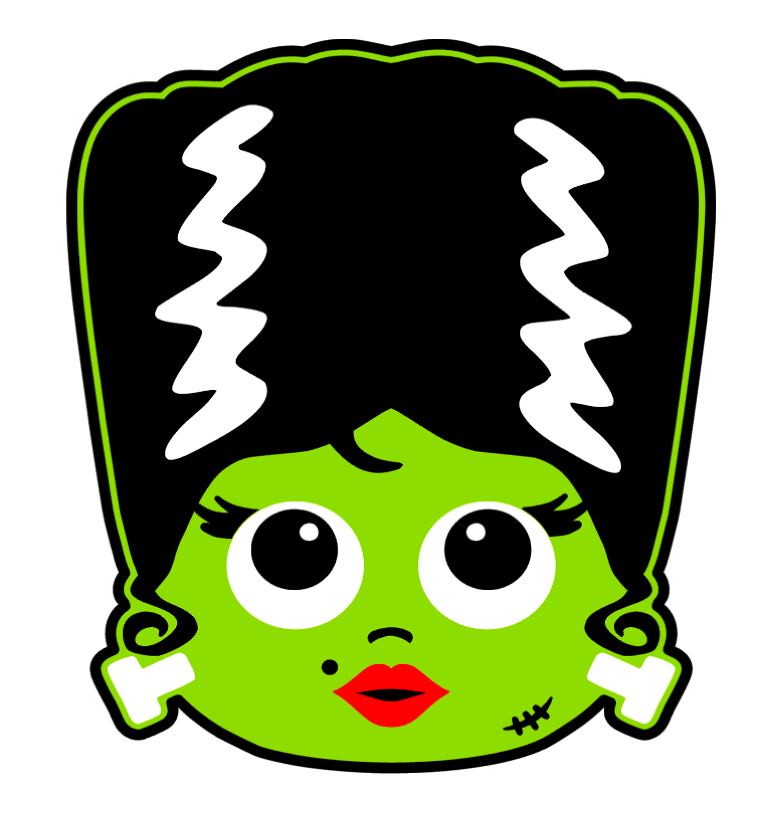 Bride of Frankenstein Acrylic Blank