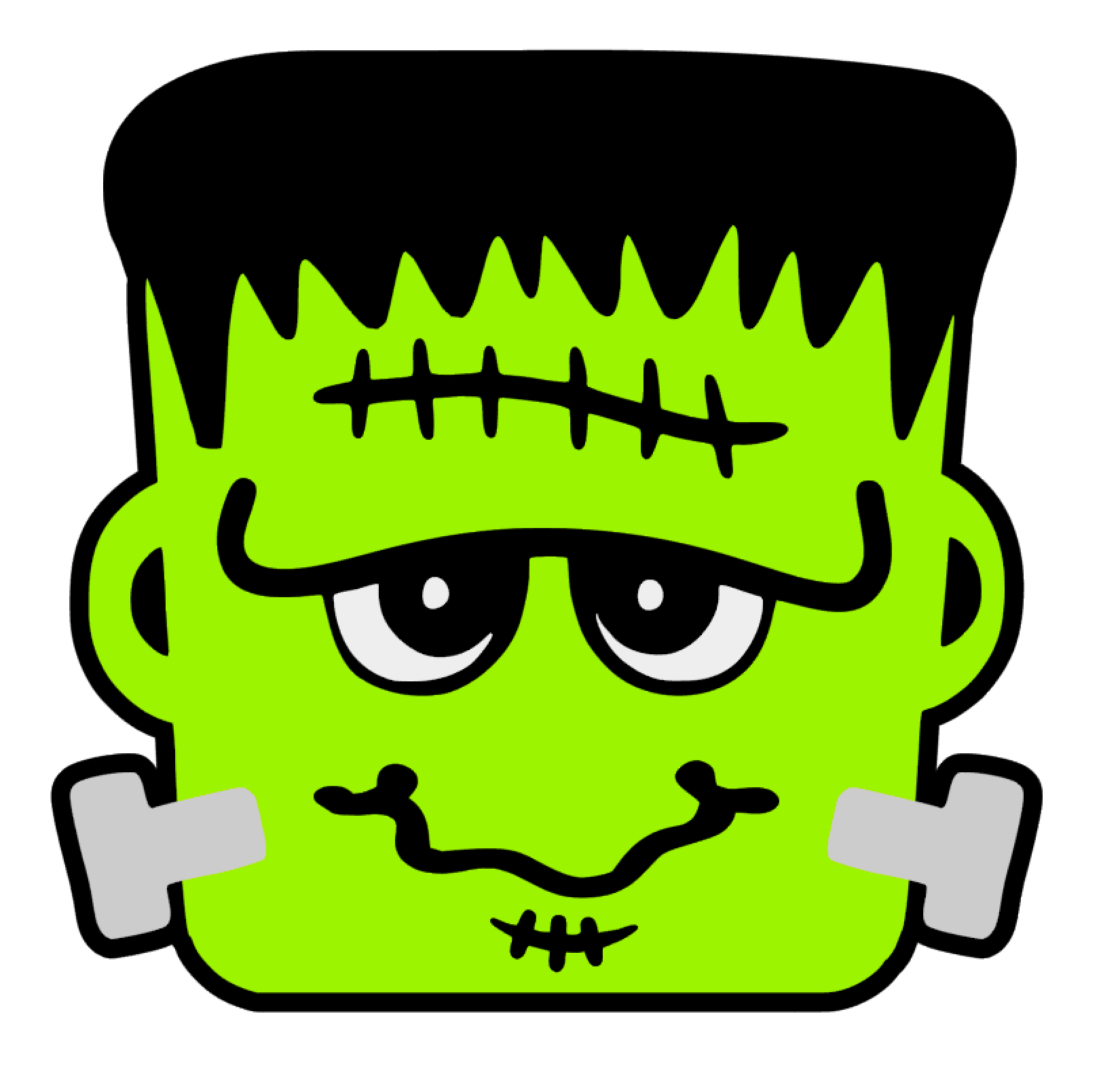 Frankenstein Block Head Acrylic Blank