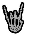Skeleton Rock Horns Acrylic Blank