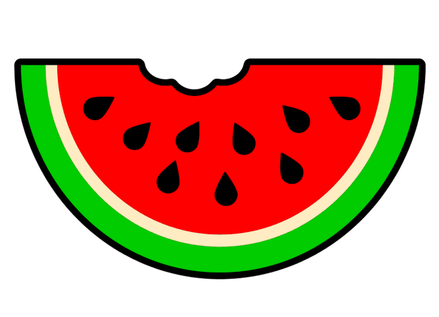 Watermelon Slice Acrylic Blank