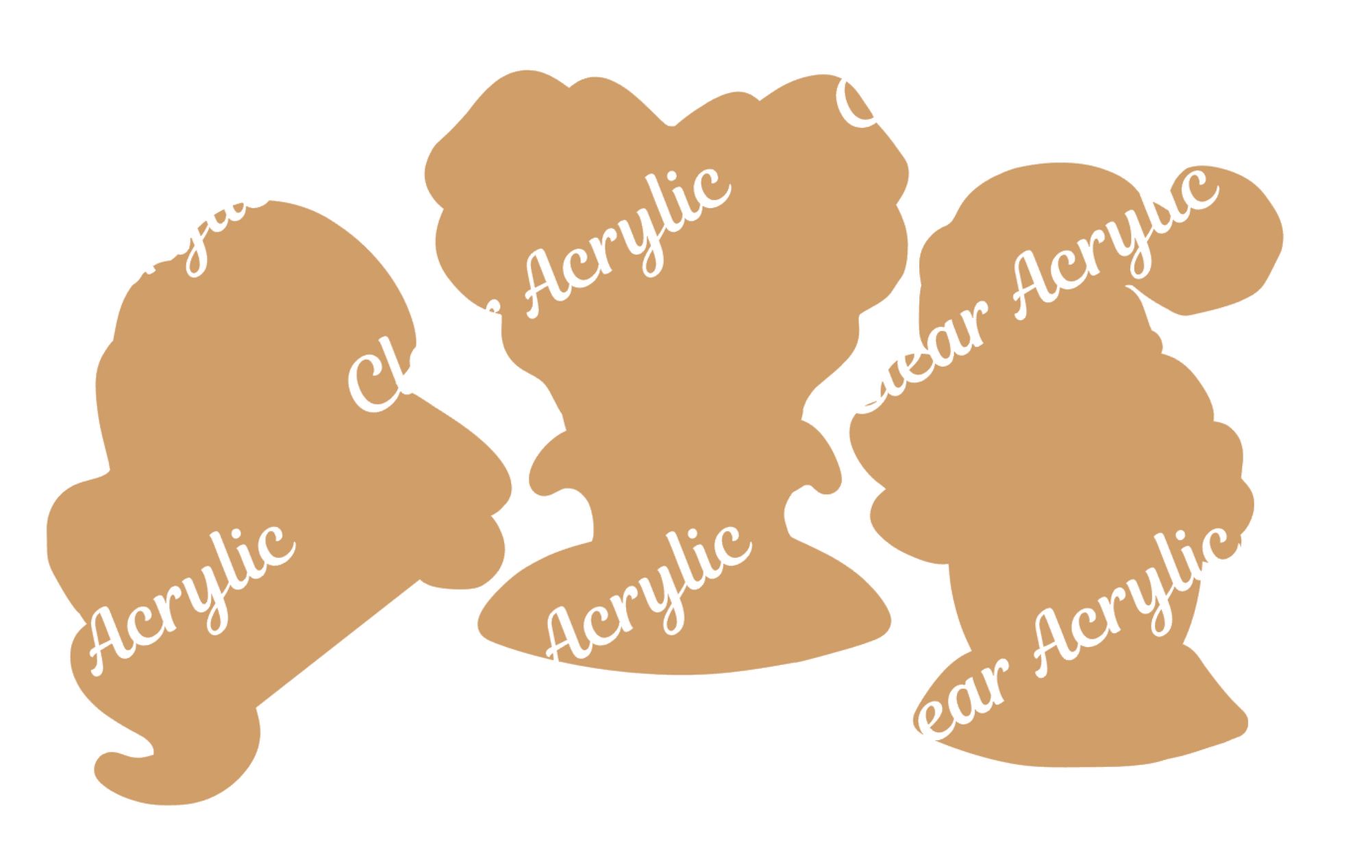 Sanderson Sisters Acrylic Blanks (SET of 3)