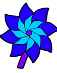 Pinwheel Acrylic Blank