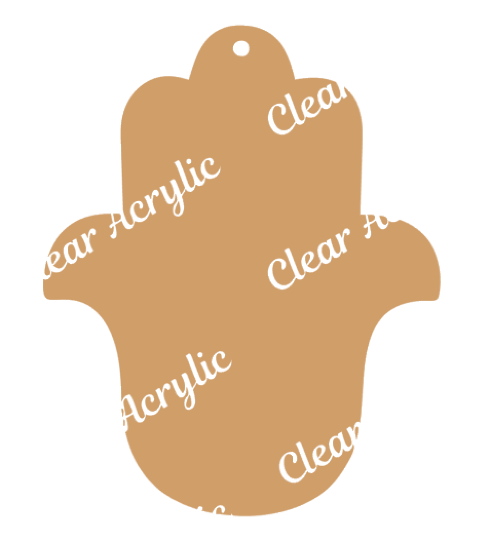 Hamsa Hand Acrylic Blank