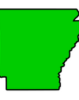 Arkansas State Acrylic Blank