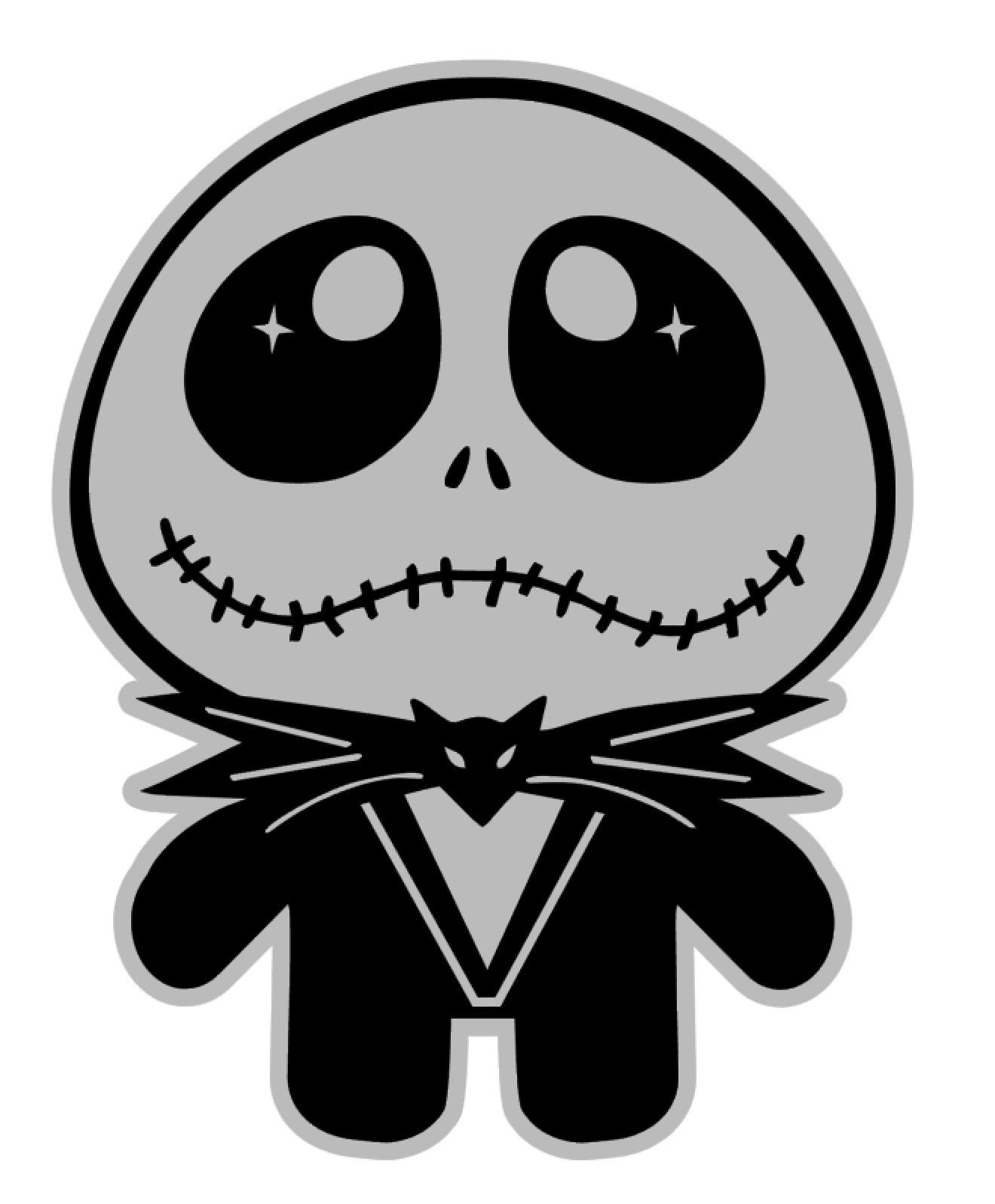 Jack Skellington Acrylic Blank