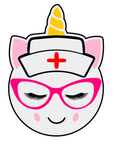 Unicorn Nurse Acrylic Blank
