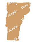 Vermont State Acrylic Blanks for Keychains