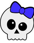 Anime Skull Acrylic Blank