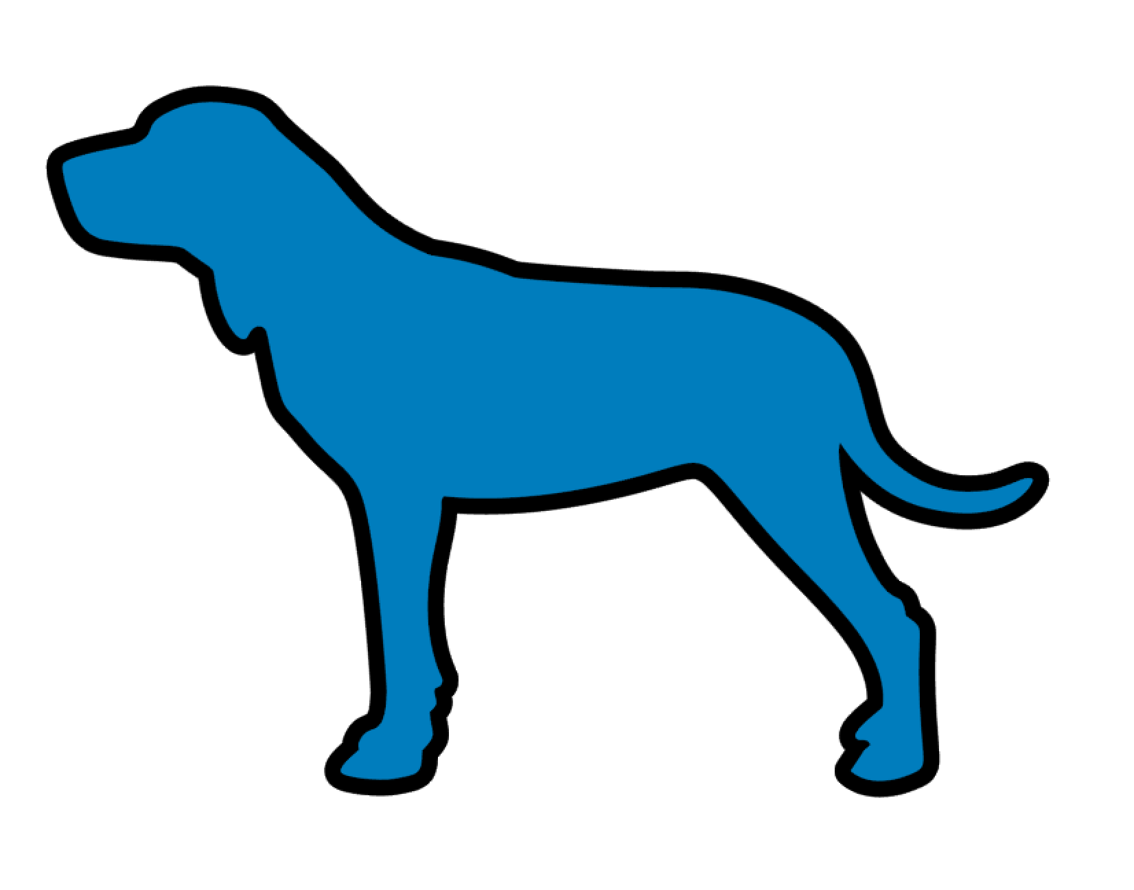 blue dog xmas Acrylic Blanks for badge reels