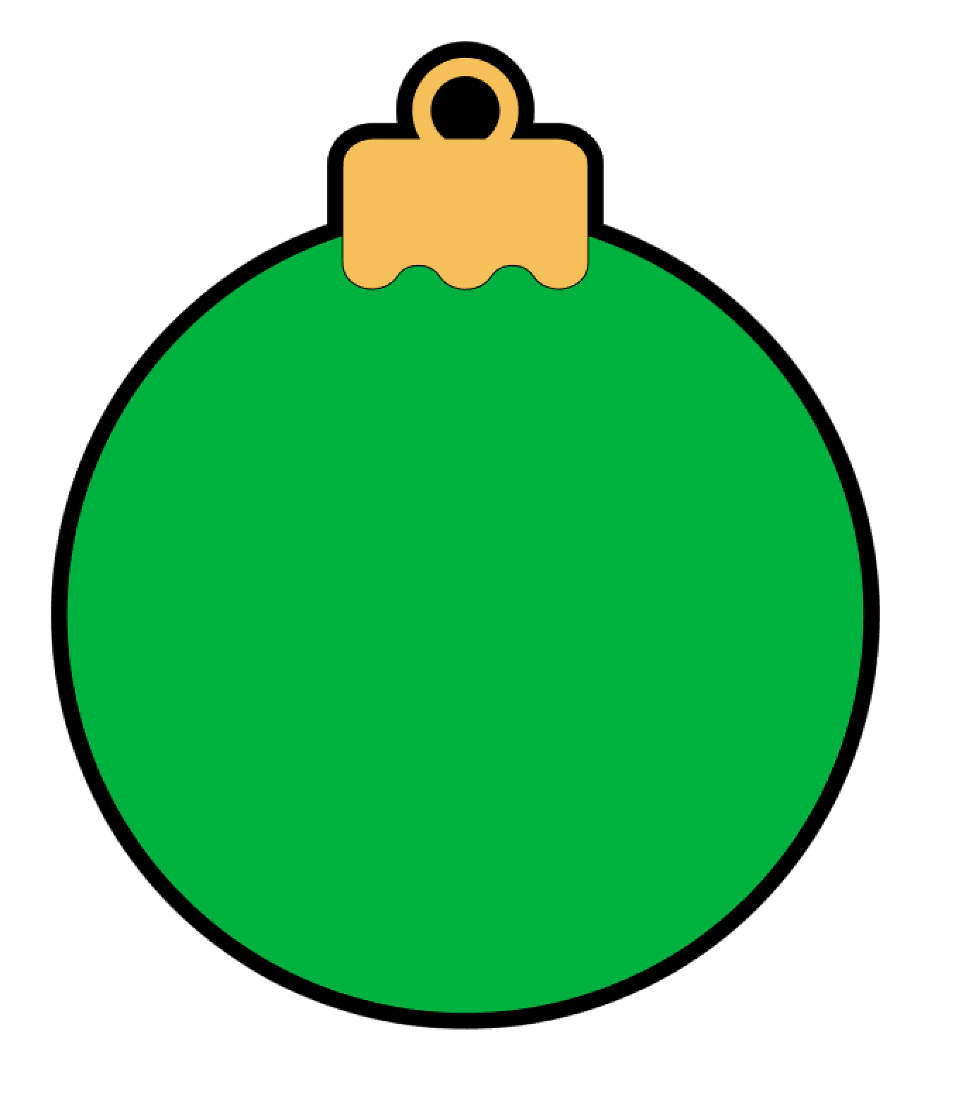 Bauble Ornament Acrylic Blank