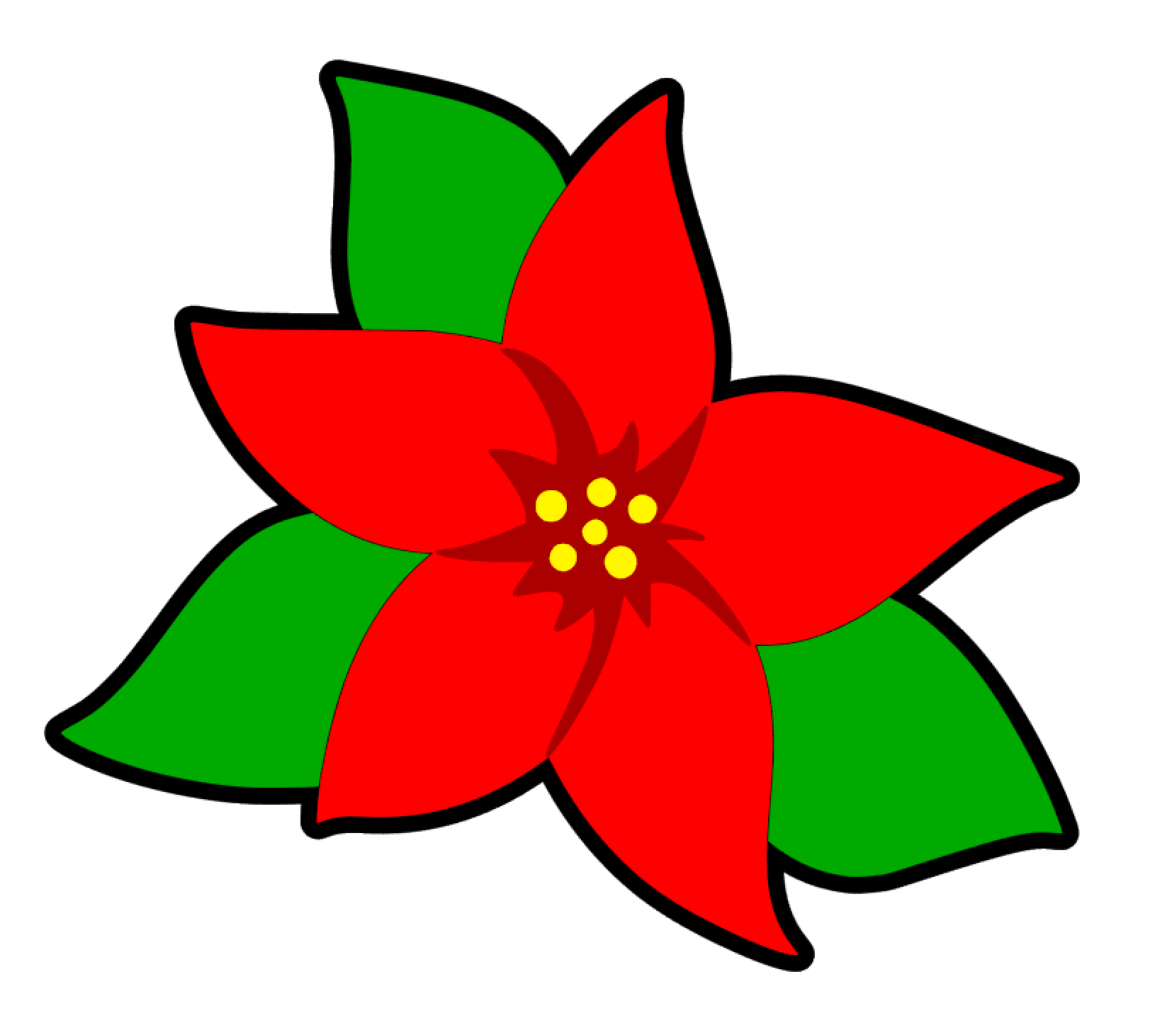 Poinsettia Acrylic Blank