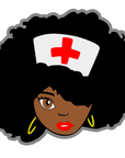 Nurse African American Acrylic Blank