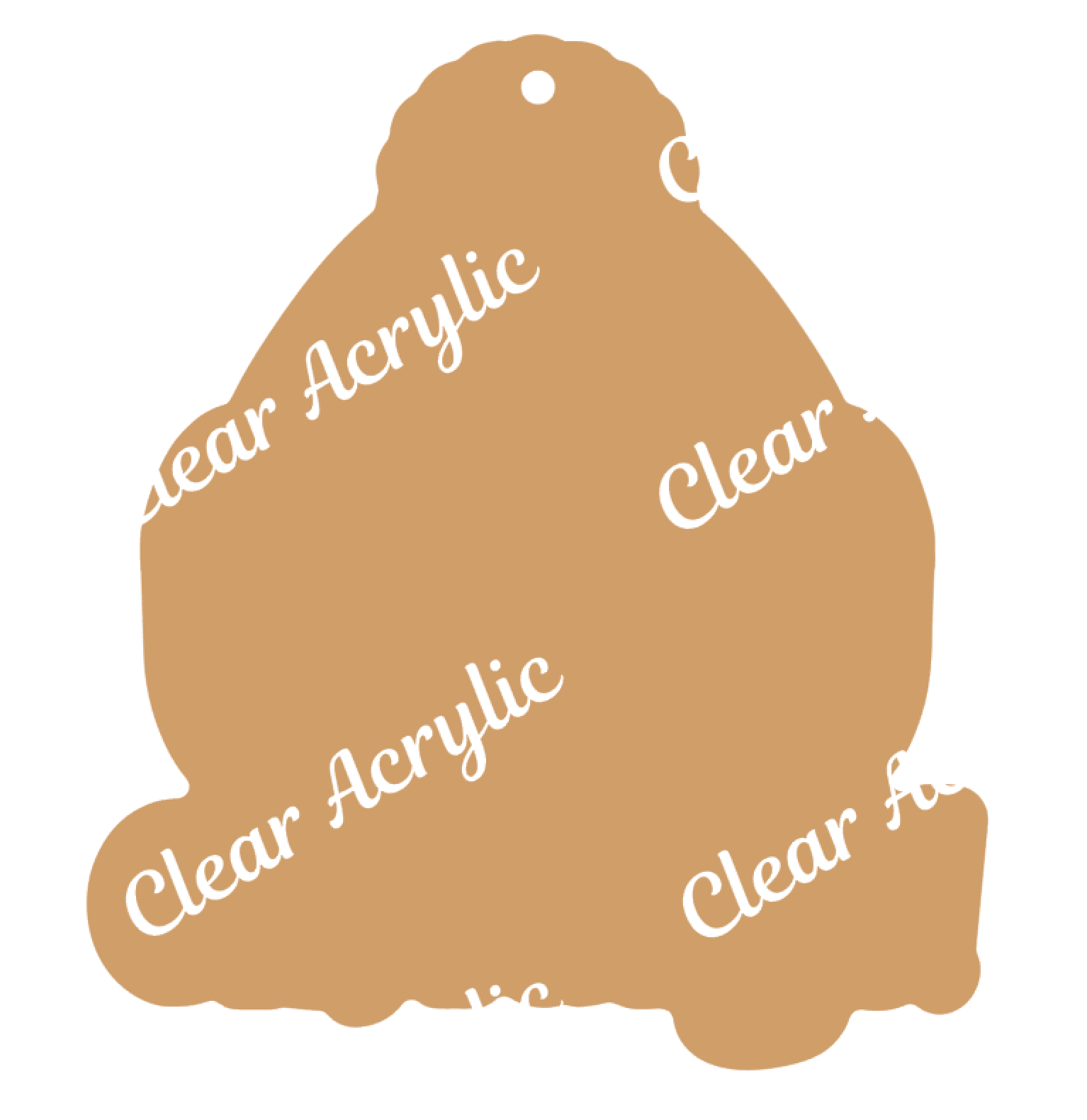 Oh Fudge Acrylic Blank