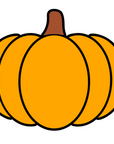 Pumpkin (Style 2) Acrylic Blank