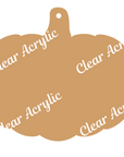 Simple Pumpkin Acrylic Blanks for Holiday Crafts