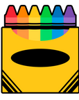 Box of Crayons Acrylic Blank