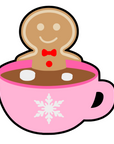 Hot Chocolate Gingerbread Acrylic Blank