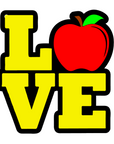 LOVE Apple Acrylic Blank