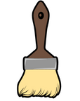 Painters Paint Brush Acrylic Blank
