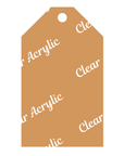 Price Tag Acrylic Blank