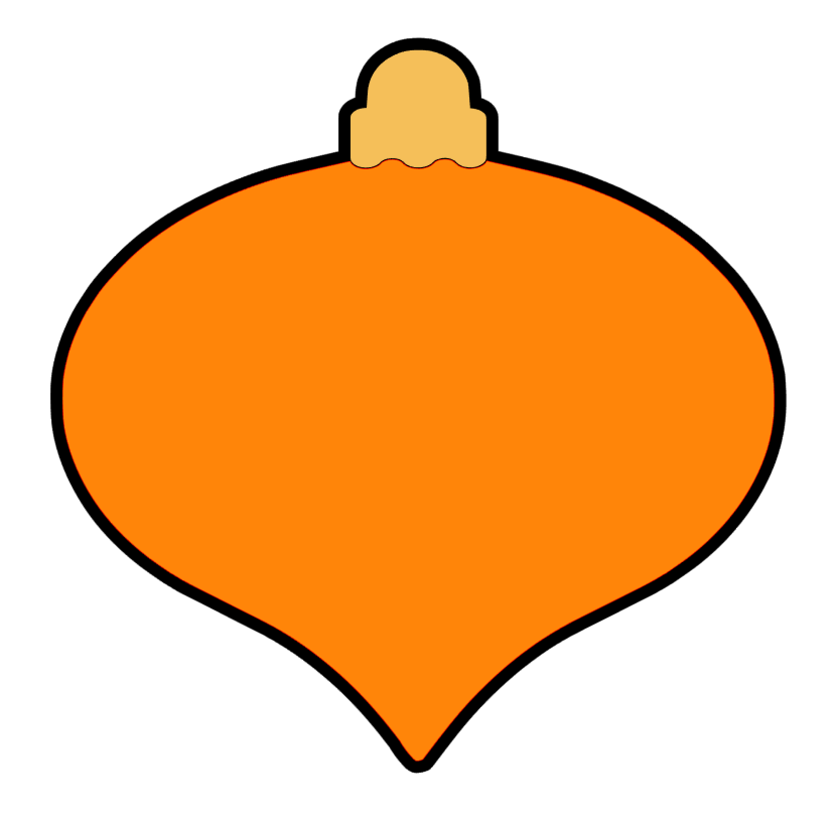 Bauble Style 2 Acrylic Blank