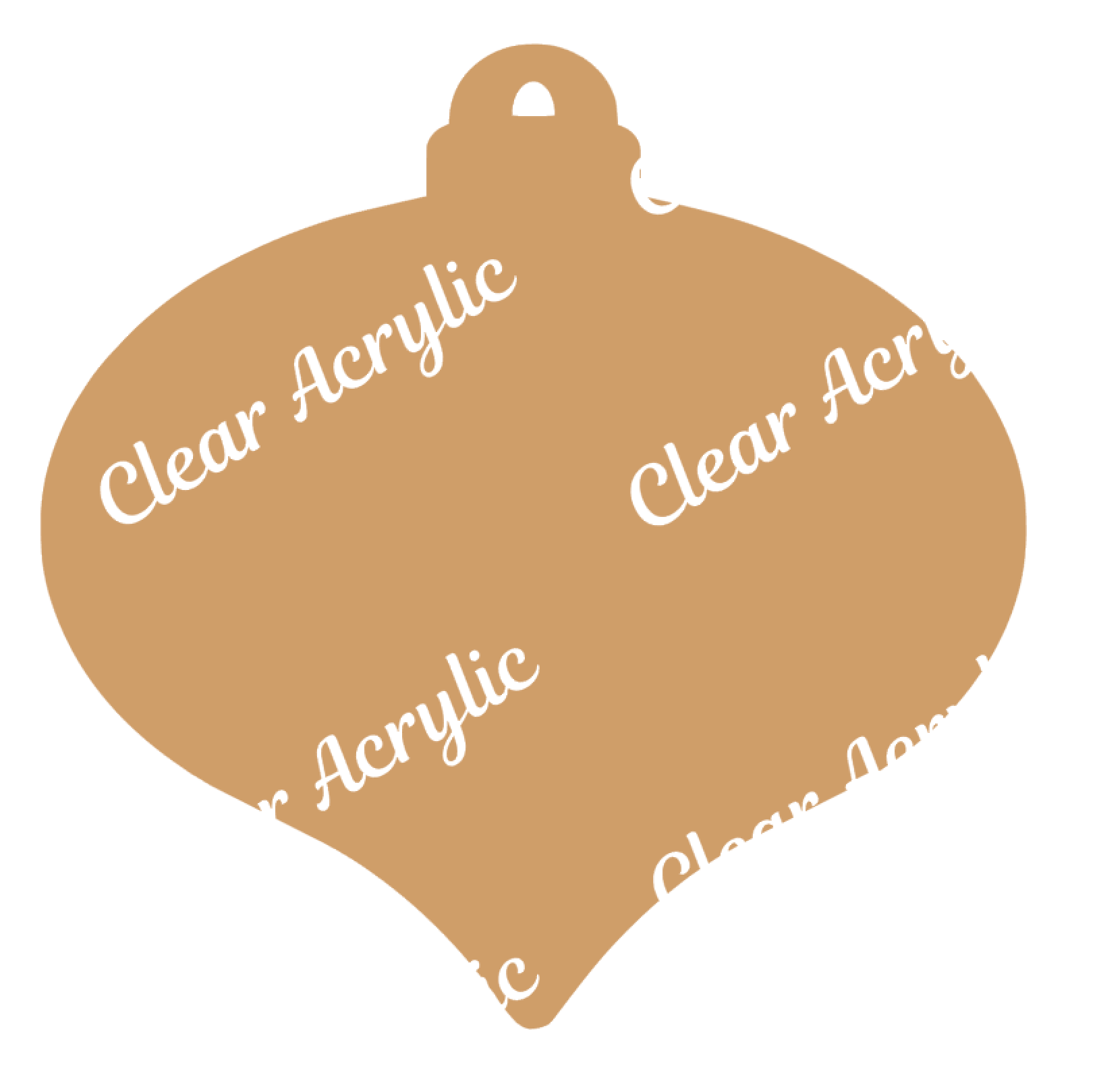 Bauble Style 2 Acrylic Blank