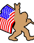 Bigfoot American Flag Acrylic Blank