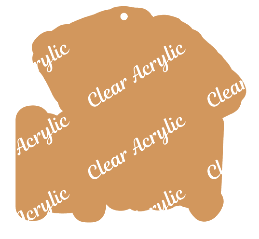 4 Leaf Clover Acrylic Blank – Moxie Vinyls