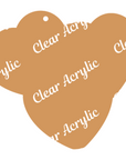 Valentine Candy Hearts Acrylic Blank