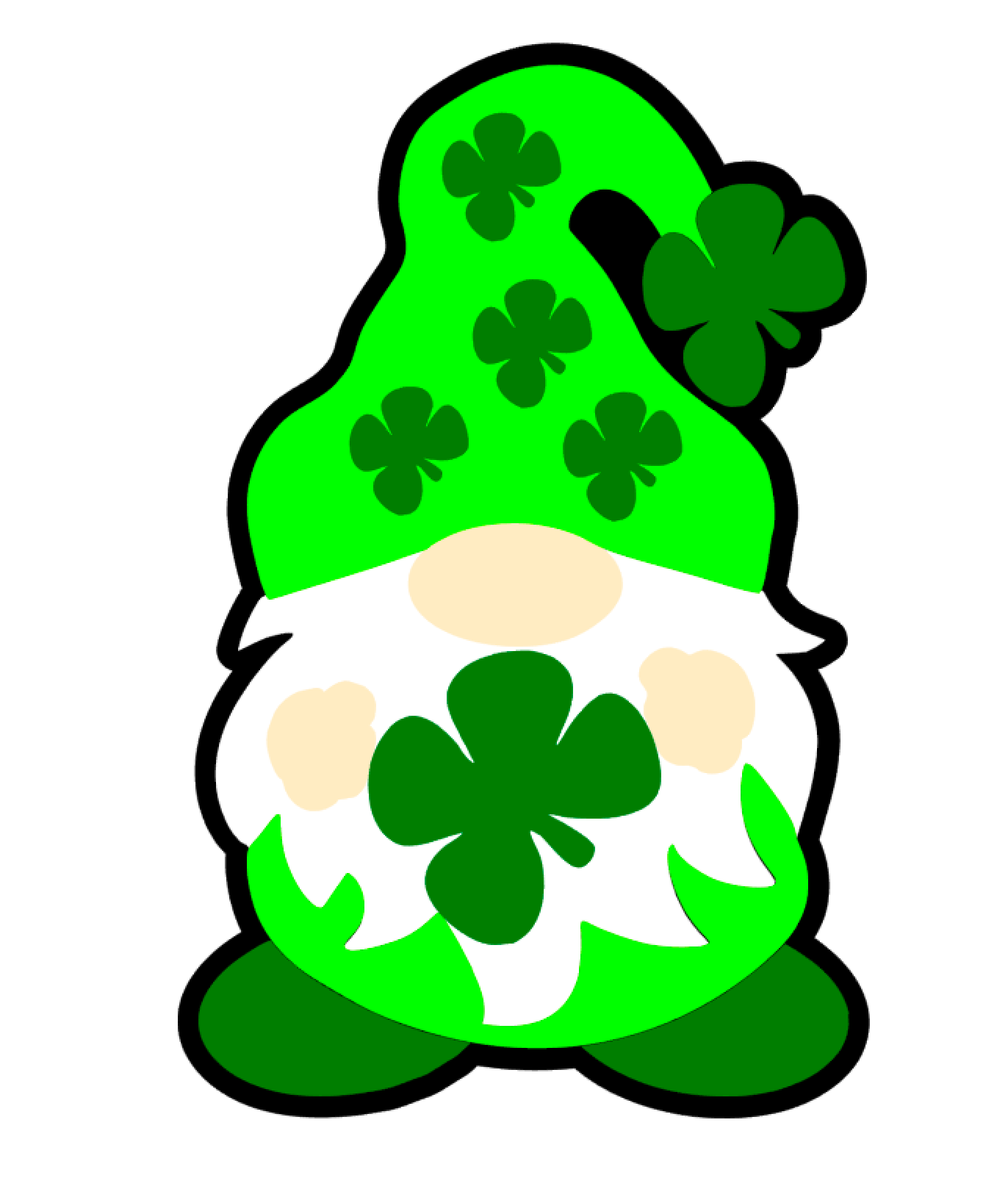 St. Patty Gnome Acrylic Blank