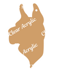 Great Dane Face Cropped Acrylic Blank
