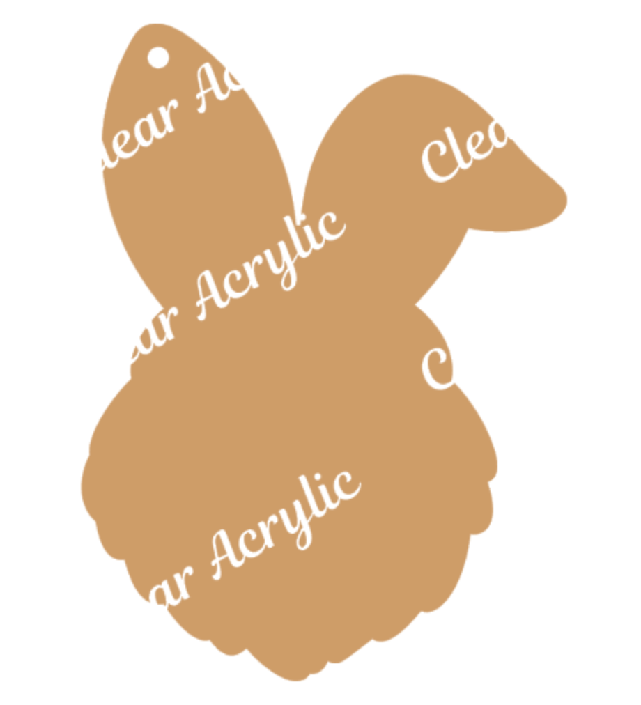 Easter Bunny Gnome Acrylic Blank