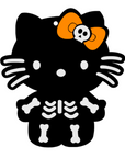 Skeleton Kitty Acrylic Blank