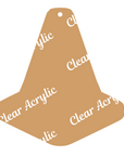 Traffic Cone Acrylic Blank