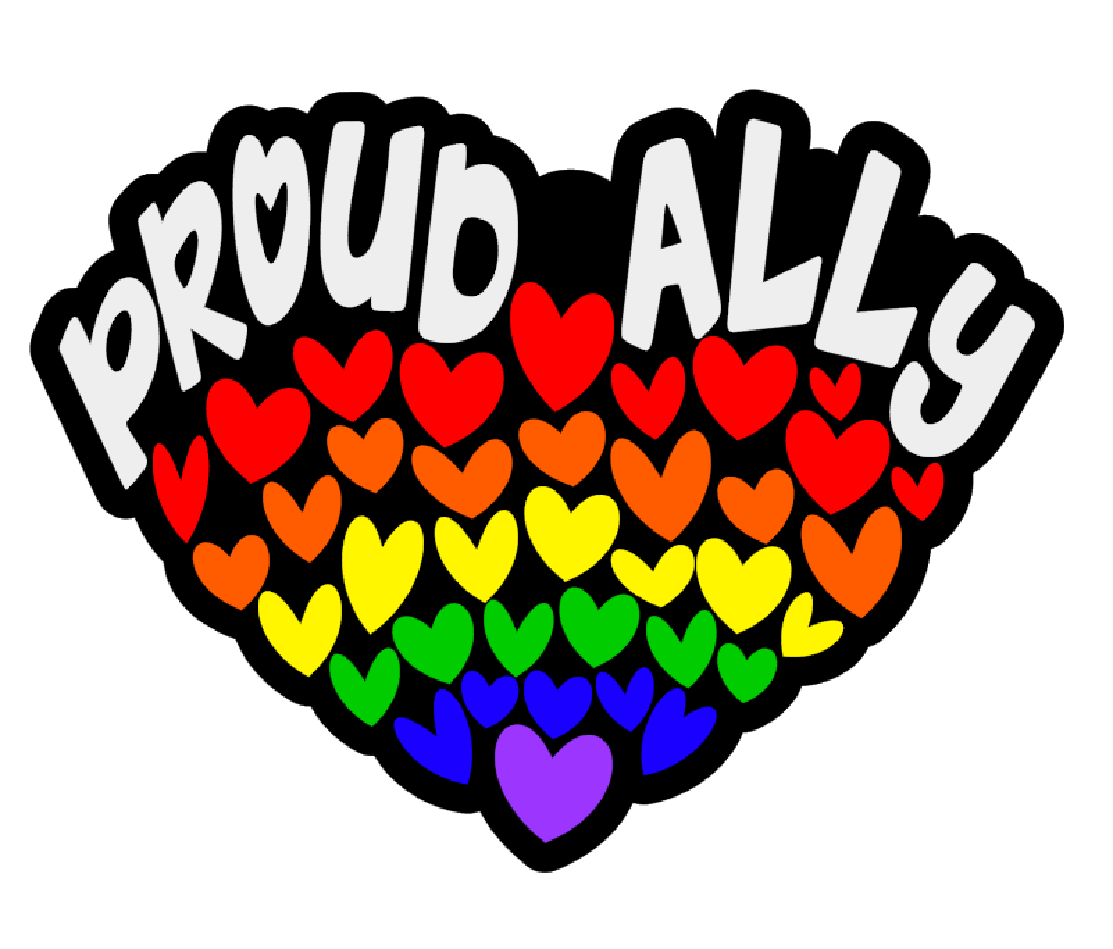 Proud Ally Acrylic Blanks for Badge Reel Key Chain Crafts – Moxie
