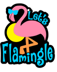 Let's Flamingle Acrylic Blank
