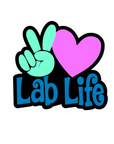 Peace Love Lab Life Badge Reel Blank