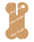 Bone Poop Carrier Acrylic Blank