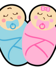 Swaddled Twins Acrylic Blank