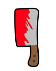 Meat Cleaver Acrylic Blank
