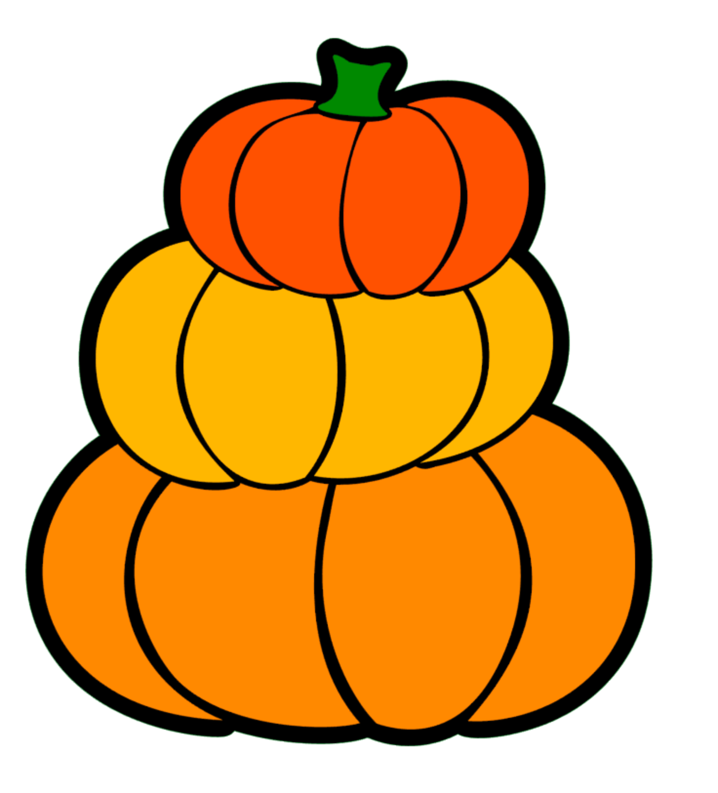 Stacked Pumpkins Acrylic Blank
