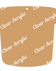 Specimen Cup Acrylic Blank