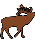 Elk Profile Acrylic Blank