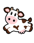 Jumping Cow Acrylic Blank