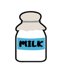 Milk Bottle Acrylic Blank