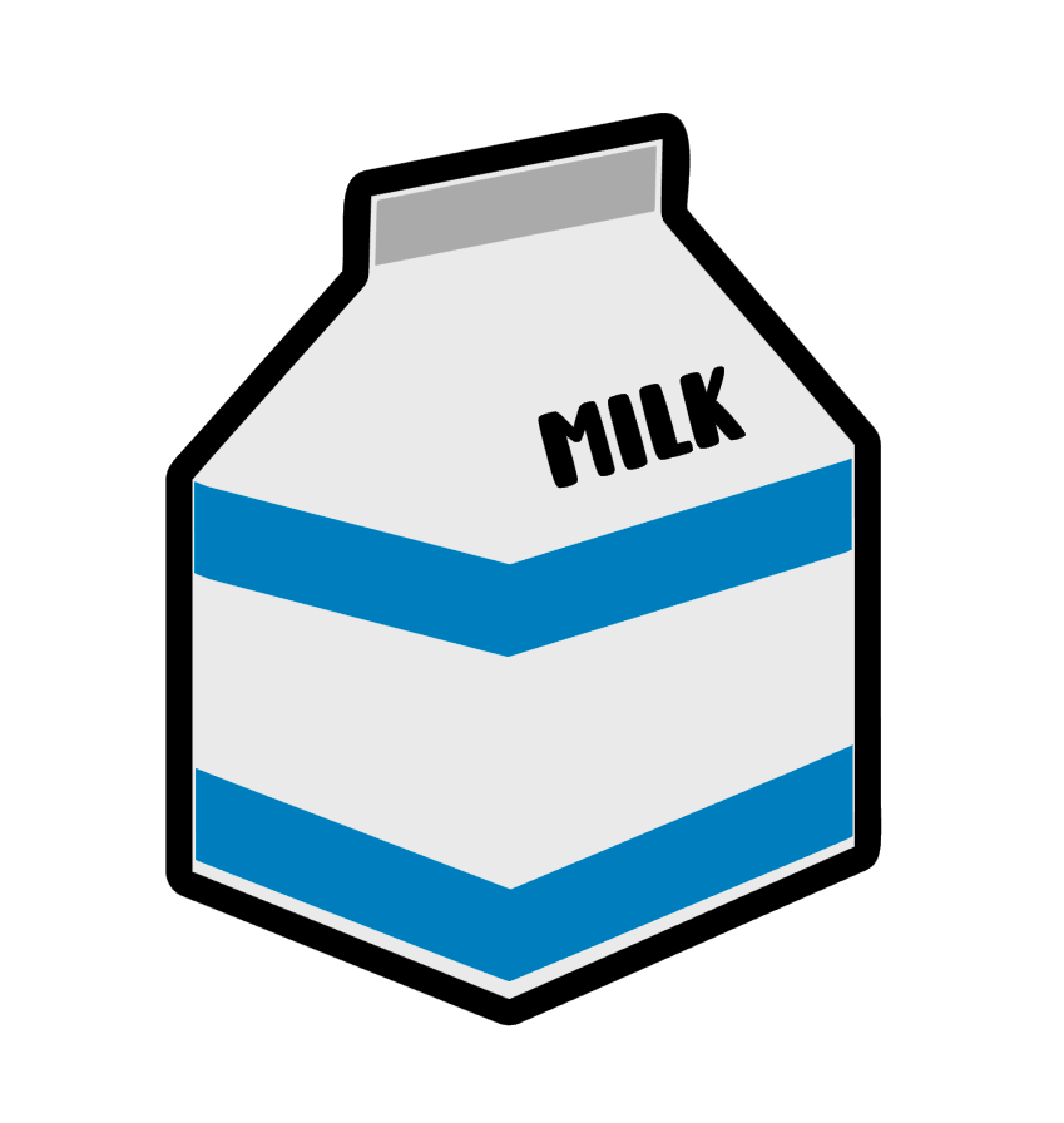 Milk Carton Acrylic Blank – Moxie Vinyls