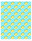 Watercolor Green Lemons 6 Faux Leather